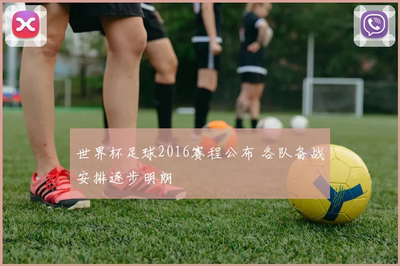 世界杯足球2016赛程公布 各队备战安排逐步明朗